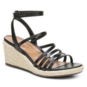 NEW Vionic Strappy Espadrille Wedges Ayda